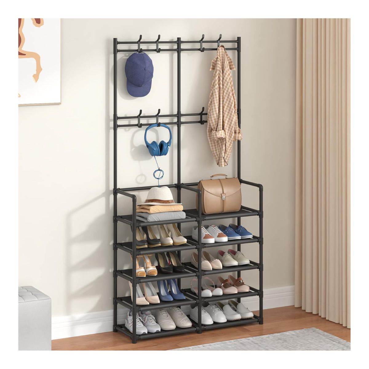 Perchero multifuncional 5 niveles